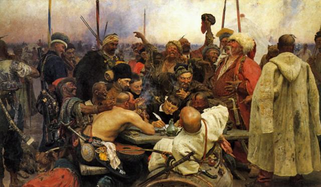 Репин И.Е. Запорожцы. 1880–1891. ГРМ Репин И.Е. Запорожцы. 1880–1891. ГРМ